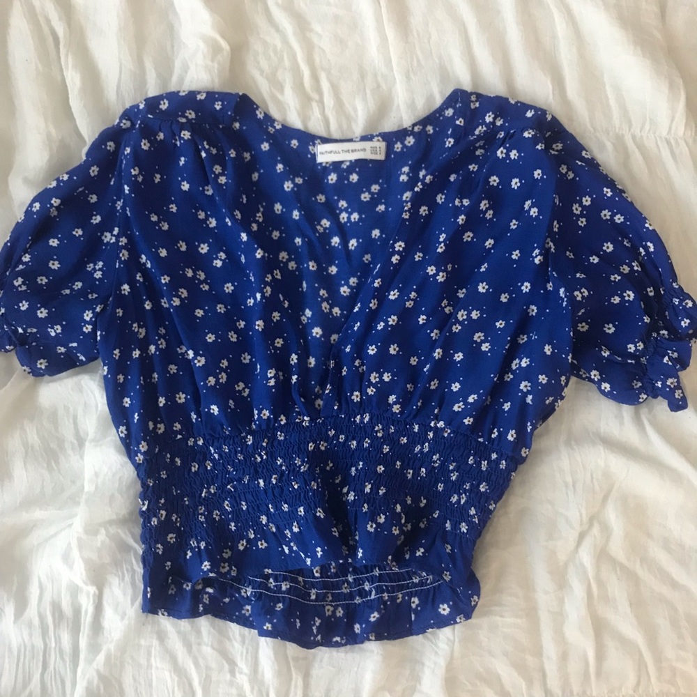 FAITHFUL THE BRAND floral blouse
